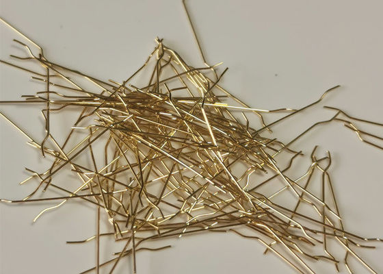 De cobre cubierta enganchó la fibra de acero 0.22m m micro de 0.2m m para el hormigón reactivo del polvo