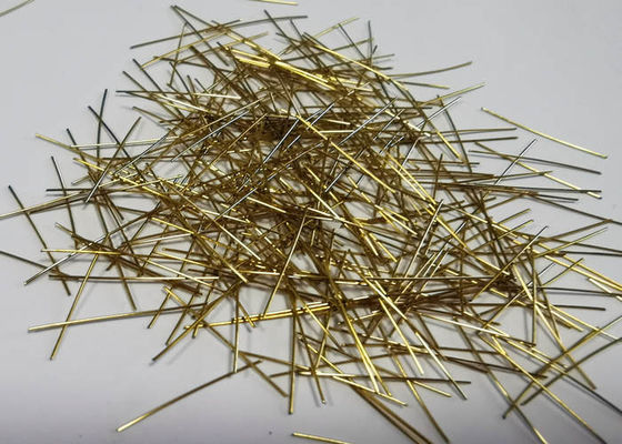 Cobre de acero de la fibra del micrófono del diámetro 0.22m m cubierto para el hormigón