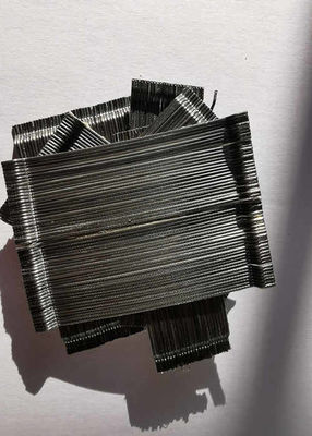 65/35BG 1250Mpa pegó extremos enganchados la fibra de acero forma estándar de ASTM A 820