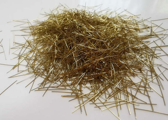 relación de aspecto de acero revestida de cobre del refuerzo de fibra de 0.2*6m m 30m m