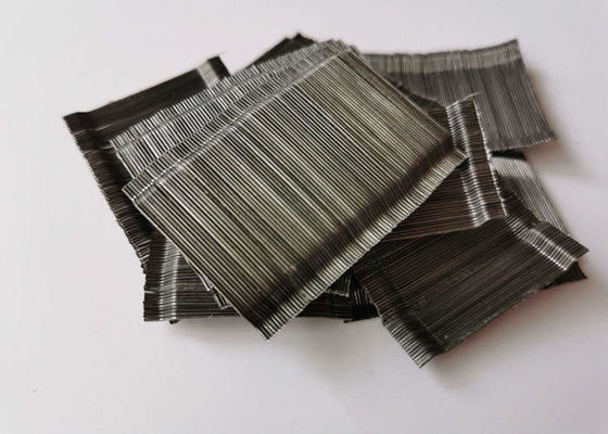SFRC pegó la fibra de acero deformada forma estándar de 1250Mpa ASTM A 820