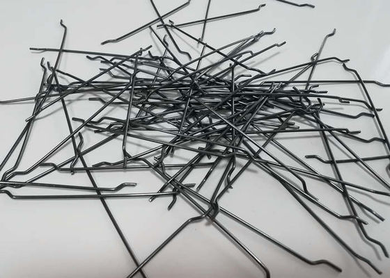 acero de alto carbono de acero enganchado 6mm-60m m de la fibra de los extremos para el pavimento