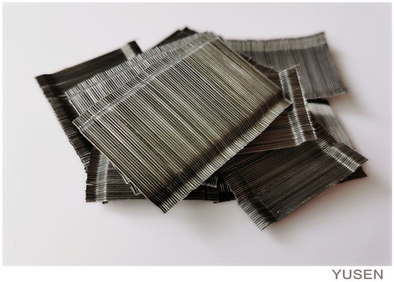 El material de construcción pegó la fibra de acero Astm A820 hace más fuerte concreto