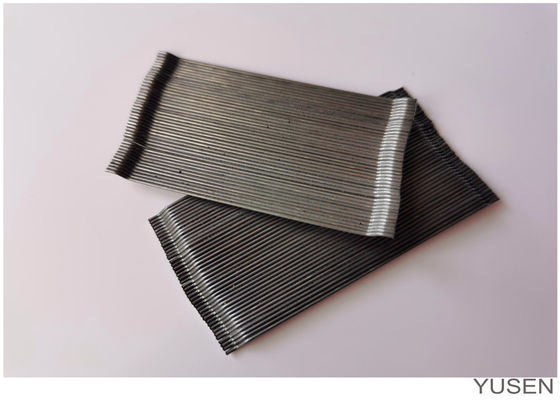 El extremo enganchado metal pegó la fibra de acero para la dosificación de las estructuras concretas 10-60 kilogramos