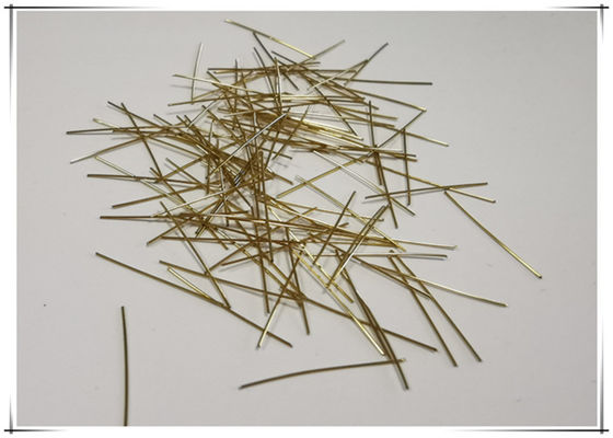 El latón de cobre cubrió 0,2 milímetros de fibra de acero micro para el hormigón del espray del rendimiento ultra alto de Uhpc