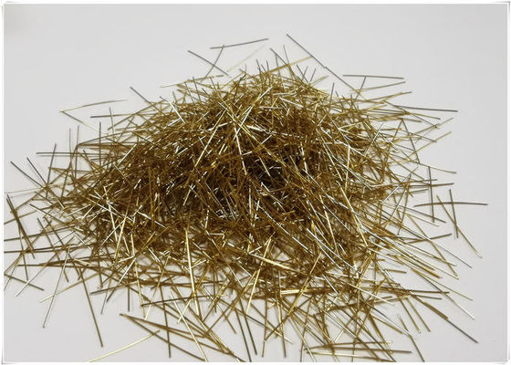 El cobre cubrió la fibra de acero micro de 0.2m m para el hormigón prefabricado
